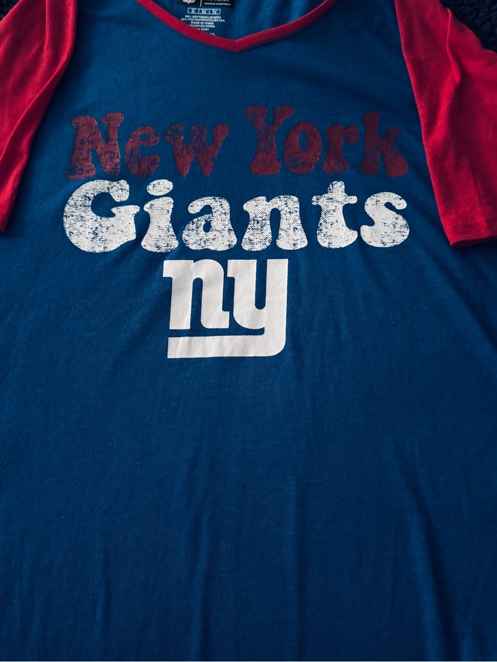 NFL New York Giants short night shirt SZ XL